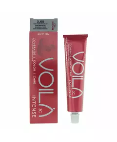 Стойкая краска для волос Intercosmo Voila 3C Intense 3.65 Dark Beaujolais, 60 мл