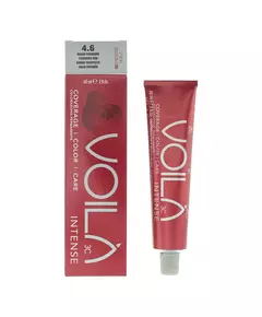 Стійка фарба для волосся Intercosmo Voila 3C Intense 4.6 Veronese Red, 71 мл