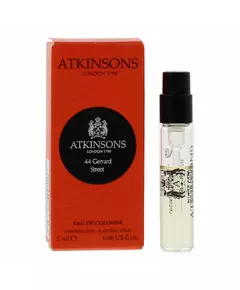 Пробник одеколону унісекс Atkinsons 44 Gerrard Street, 2 мл