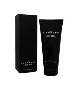Натуральный очищающий гель для душа John Richmond Black Metal, 200 мл