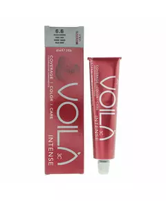 Стійка безаміачна фарба для волосся Intercosmo Voila 3C Intense 6.6 Ruby Red, 60 мл