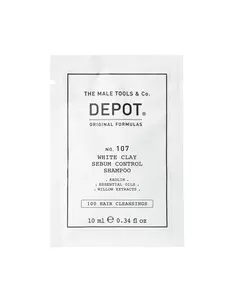 Шампунь для очищення волосся Depot 100 Hair Cleansing No. 107 Kaolin, 10 мл
