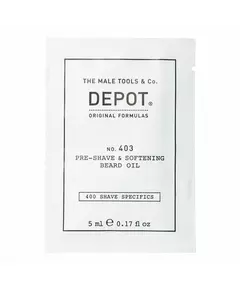 Масло для подготовки к бритью Depot 400 Shave Specifics No. 403 Sweet Almond, 5 мл