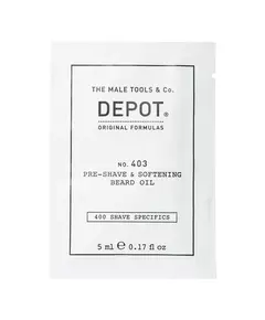 Олія для підготовки до гоління Depot 400 Shave Specifics No. 403 Fresh Black Pepper, 5 мл