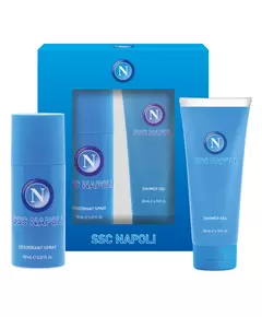 Набор геля для душа и дезодоранта-антиперспиранта Ssc Napoli Napoli для всех типов кожи, для мужчин, 200 мл