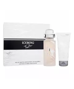 Набір жіночої туалетної води та зволожувального лосьйону для тіла Iceberg Twice Platinum, 125 мл