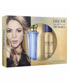 Набор парфюмерной воды и дезодоранта-спрея для женщин Shakira Dream You Only Live Once, 80 мл