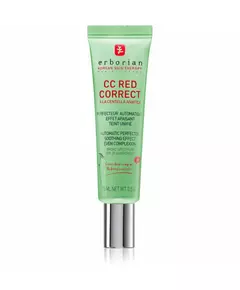 Денний крем для обличчя Erborian CC Red Correct SPF 25, 15 мл