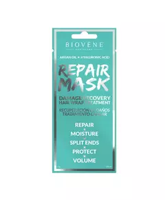 Крем-маска для ухода за волосами Biovène Argan Oil Hair Treatment Damage Repair, 30 г