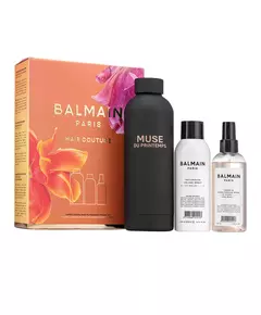 Набір засобів для догляду за волоссям Balmain Professionnel Muse Du Printemps GWP, Steel Water Bottle Black, Argan Oil, Butane, 50 мл