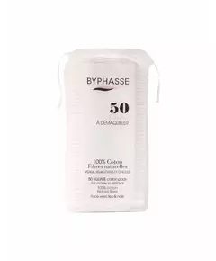 Ватные диски для снятия макияжа Byphasse, 50 штук