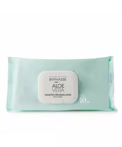 Салфетки для снятия макияжа Byphasse Aloe Vera, 40 штук