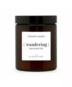 Ароматическая свеча The Olphactory Wandering Goji Black Tea Goji, 135 г