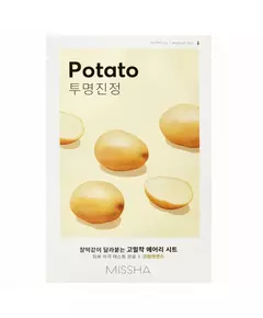 Тканинна маска для обличчя Missha Airy Fit Potato, 19 г