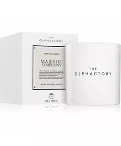 Ароматическая свеча The Olphactory Majestic Symphony Leather, 310 г