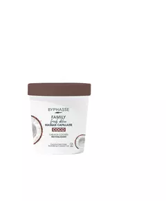 Крем-маска для догляду за волоссям Byphasse Family Coconut Revitalizing, 250 мл
