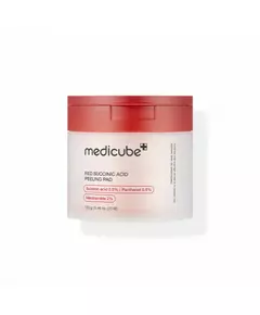 Тоник-лосьон для лица Medicube Red Succinic Acid Peeling Pad, 70 штук