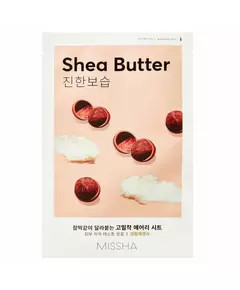 Зволожувальна тканинна маска для обличчя Missha Airy Fit Shea Butter, 19 г