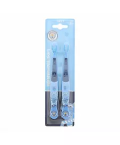 Набор зубных щёток Epl Manchester City Blue, 2 штуки