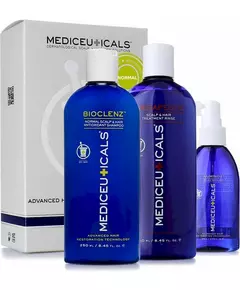 Набор для реконструкции волос Mediceuticals advanced hair restoration technology : bioclenz 250 мл + numinox 125ml + therapeutic 250 мл