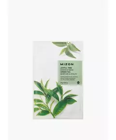 Тканевая маска с экстрактом зеленого чая Mizon joyful time essence 23g