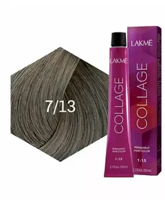 Тонирующая крем-краска без аммиака для волос Lakme collage 7/13 60 мл