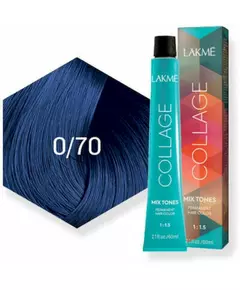 Перманентная крем-краска для волос Lakme collage 0/70 60 мл
