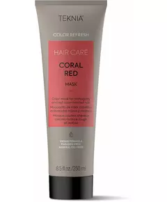 Маска для оновлення кольору червоних відтінків волосся Lakme teknia coral red 250 мл