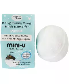 Ванная бомбочка белая Mini-U bang fizzy pink 50g