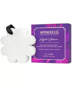 Пенная многоразовая губка для душа Spongelle boxed white flower night jasmine white 1 шт