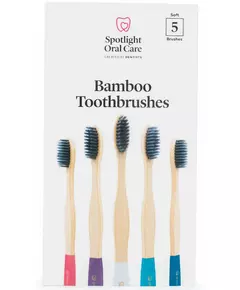 Бамбукові зубні щітки Spotlight Oral Care 5 упаковок