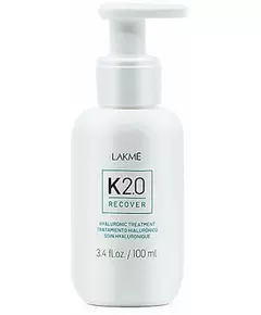 Восстанавливающая маска для волос Lakme k2.0 hyaluronic treatment 100 мл