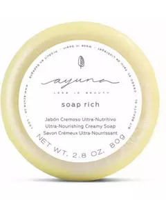 Ультра-питательное крем-мыло Ayuna ultra-nourishing creamy soap rich 80g