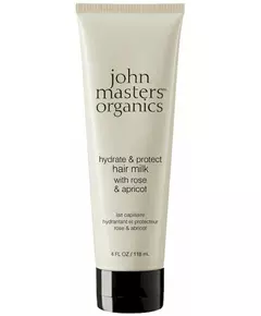 Молочко для сухих кінчиків волосся "троянда та абрикос" John Masters Organics rose & apricot 118 мл