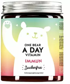 Комплекс витаминов для укрепления иммунитета, без сахара Bears With Benefits one bear a day vitamins immun boost mit vitamin c & d 90 pcs 180 g