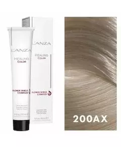 Крем-краска для волос L'ANZA healing color 200ax (200/9) super lift extra ash blonde 60ml