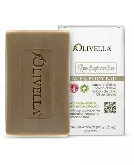 Батончик для лица и тела Olivella raw без ароматизаторов, 100 г, изображение 2