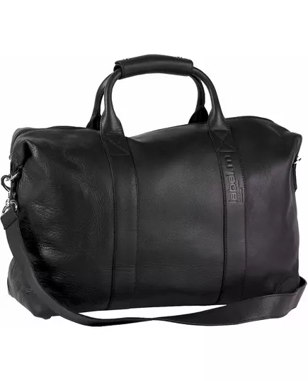 Большая кожаная сумка в черный цвет label m
