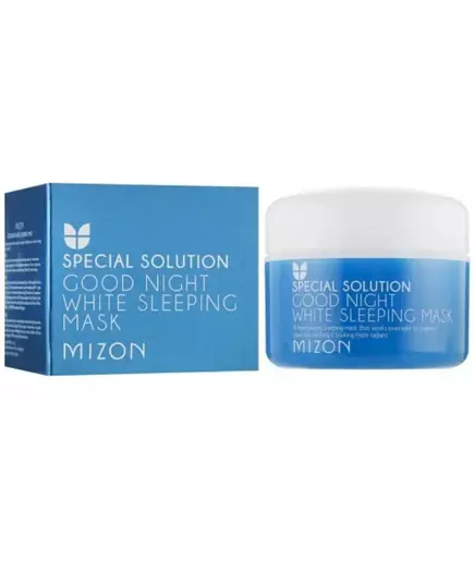 Ночная осветляющая маска с лавандой Mizon good night white 80 мл, изображение 2