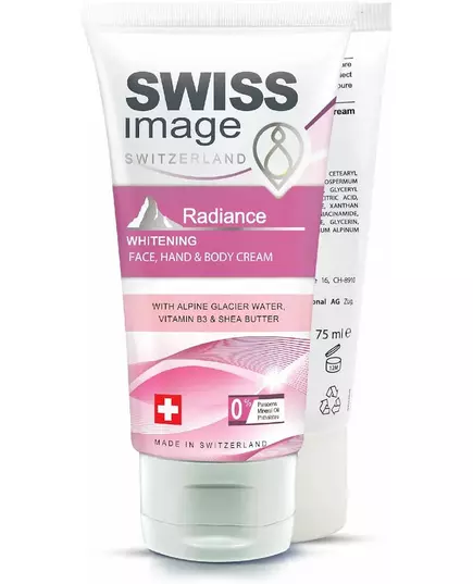 Відбілюючий крем для обличчя, рук та тіла Swiss Image radiance 75 мл, зображення 2