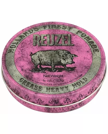 Помада для волос Reuzel heavy hold pink grease 113 g, изображение 2