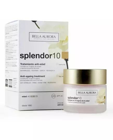 Антивіковий крем для обличчя Bella Aurora splendor 10 day spf20 anti ageing treatment day cream 50 мл, зображення 2