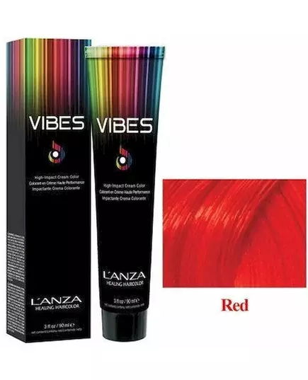 Крем-фарба для волосся L'ANZA healing color vibes red color 90ml, зображення 2