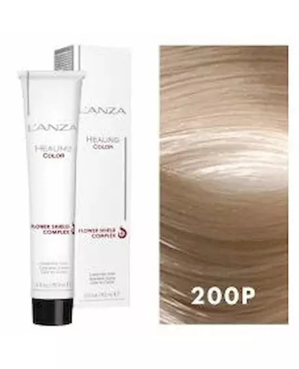 Крем-фарба для волосся L'ANZA healing color 200p (200/71) super lift pearl blonde 60ml, зображення 2