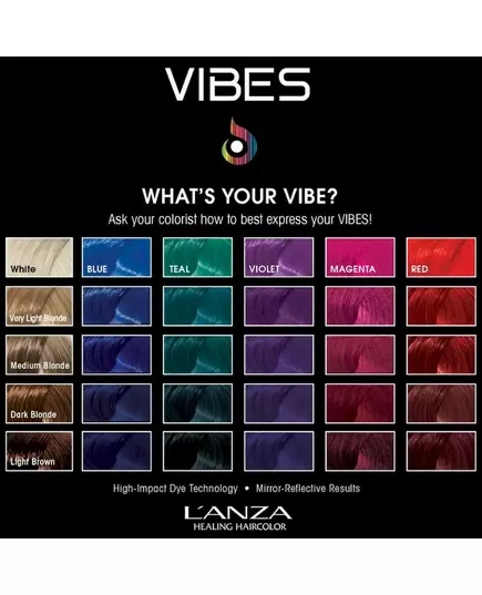Крем-краска для волос L'ANZA healing color vibes violet color 90ml, изображение 2