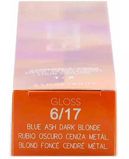Тонирующая крем-краска без аммиака для волос Lakme gloss 6/17 60 мл, изображение 3