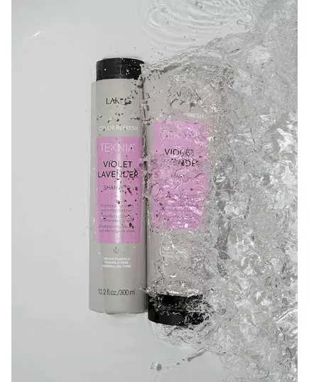 Шампунь для обновления цвета фиолетовых оттенков волос Lakme teknia refresh violet lavender 1000ml, изображение 3