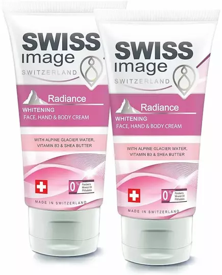 Відбілюючий крем для обличчя, рук та тіла Swiss Image radiance 75 мл, зображення 3