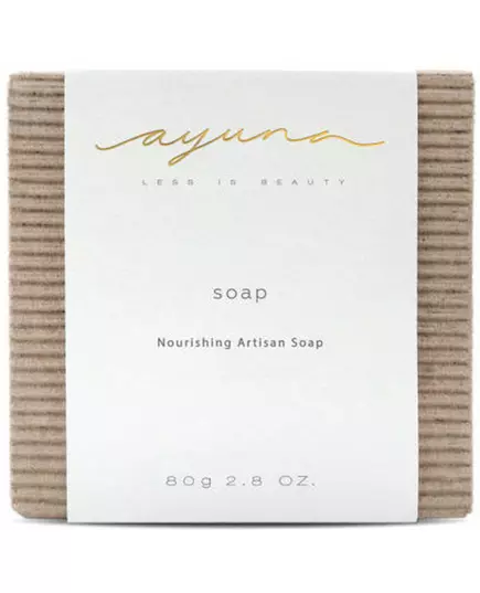 Живильне мило для обличчя Ayuna nourishing artisan soap 80g, зображення 3