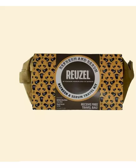 Набір Reuzel try Reuzel refresh 100 мл + beard serum 50 g + travel bag, зображення 3